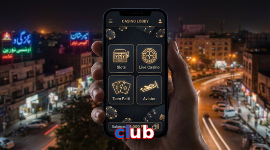 Main screen of Club app page for PK players
