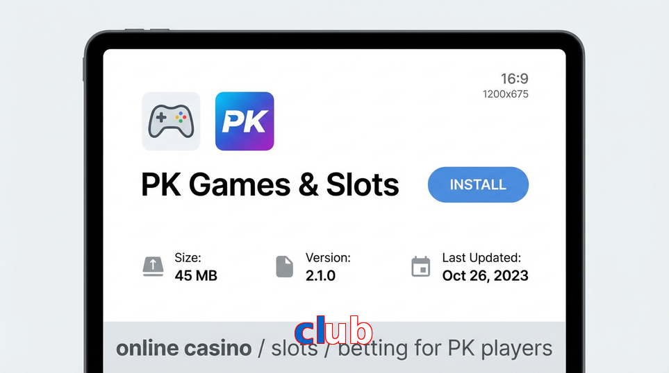 Game list for Club gameapk section