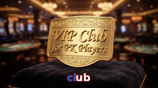 Main screen of Club vip page for PK players